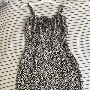 Cheetah print dress